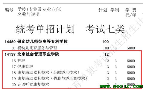 北京社会管理职业学院单招计划.png